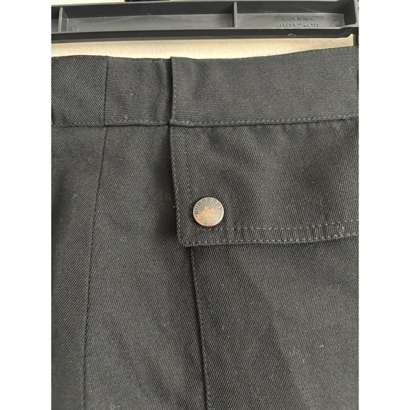 Burberry London Womens Medium 8 Wool Cargo Pants Black Zipper Button Luxury - Picture 6 of 8